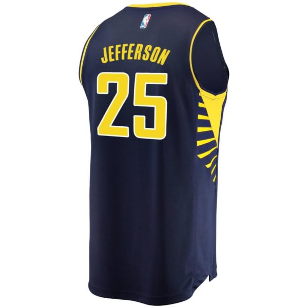 Al Jefferson Indiana Pacers Fanatics Branded Fast Break Replica Player Jersey - Icon Edition - Navy