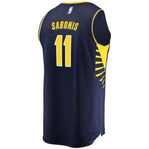 Domantas Sabonis Indiana Pacers Fanatics Branded Fast Break Replica Player Jersey - Icon Edition - Navy