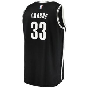 Allen Crabbe Brooklyn Nets Fanatics Branded Fast Break Replica Player Jersey - Icon Edition - Black