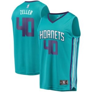 Cody Zeller Charlotte Hornets Fanatics Branded Fast Break Replica Player Jersey - Icon Edition - Teal