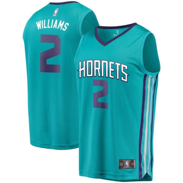 Marvin Williams Charlotte Hornets Fanatics Branded Fast Break Replica Player Jersey - Icon Edition - Teal