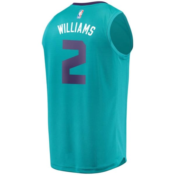 Marvin Williams Charlotte Hornets Fanatics Branded Fast Break Replica Player Jersey - Icon Edition - Teal