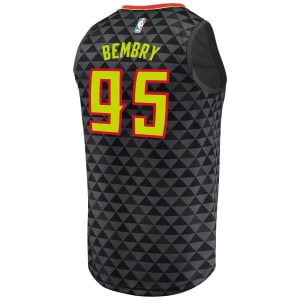 DeAndre Bembry Atlanta Hawks Fanatics Branded Fast Break Replica Player Jersey - Icon Edition - Black