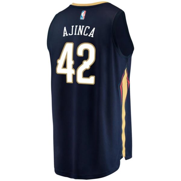 Alexis Ajinca New Orleans Pelicans Fanatics Branded Fast Break Replica Player Jersey - Icon Edition - Navy