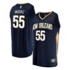 E'Twaun Moore New Orleans Pelicans Fanatics Branded Fast Break Replica Player Jersey - Icon Edition - Navy