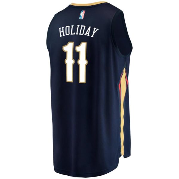 Jrue Holiday New Orleans Pelicans Fanatics Branded Fast Break Replica Player Jersey - Icon Edition - Navy