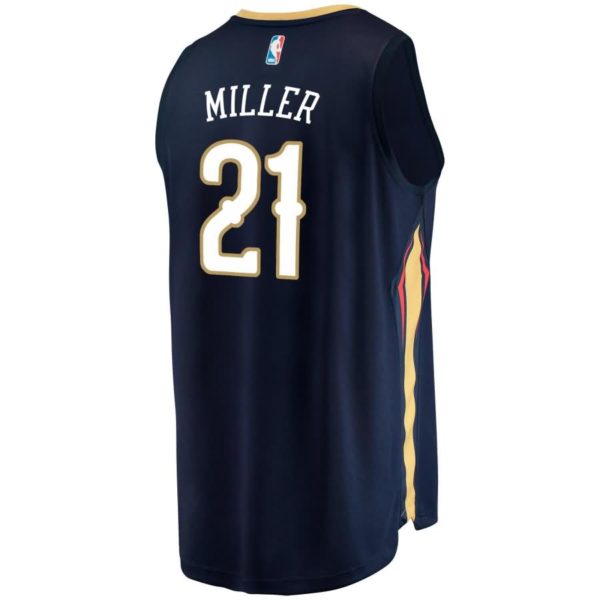 Darius Miller New Orleans Pelicans Fanatics Branded Fast Break Replica Player Jersey - Icon Edition - Navy