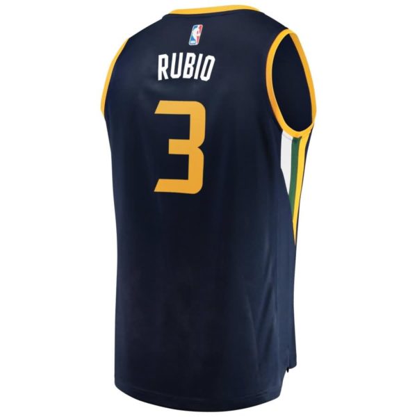 Ricky Rubio Utah Jazz Fanatics Branded Fast Break Replica Player Jersey - Icon Edition - Navy