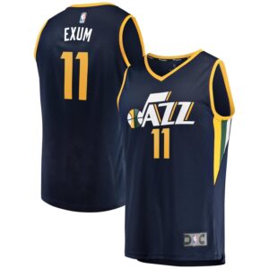 Dante Exum Utah Jazz Fanatics Branded Fast Break Replica Player Jersey - Icon Edition - Navy