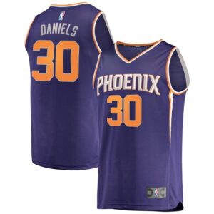 Troy Daniels Phoenix Suns Fanatics Branded Fast Break Replica Player Jersey - Icon Edition - Purple