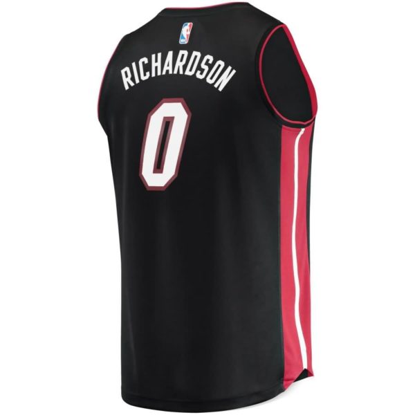 Josh Richardson Miami Heat Fanatics Branded Fast Break Replica Player Jersey - Icon Edition - Black
