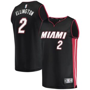 Wayne Ellington Miami Heat Fanatics Branded Fast Break Replica Player Jersey - Icon Edition - Black