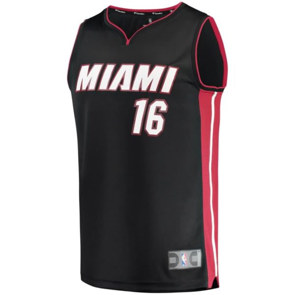 James Johnson Miami Heat Fanatics Branded Fast Break Replica Player Jersey - Icon Edition - Black
