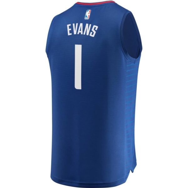 Jawun Evans LA Clippers Fanatics Branded Fast Break Replica Player Jersey - Icon Edition - Royal