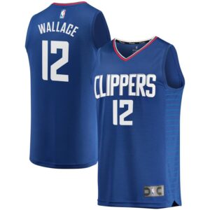 Tyrone Wallace LA Clippers Fanatics Branded Fast Break Replica Player Jersey - Icon Edition - Royal