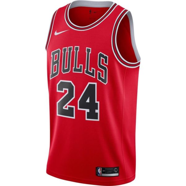 Lauri Markkanen Chicago Bulls Nike Replica Swingman Jersey - Icon Edition - Red