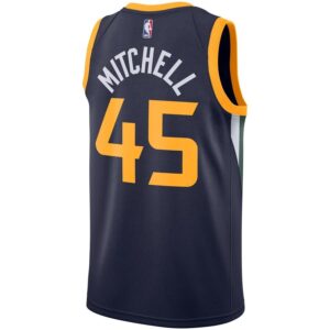 Donovan Mitchell Utah Jazz Nike Replica Swingman Jersey - Icon Edition - Navy