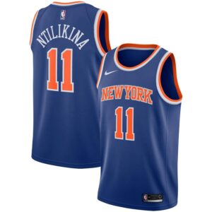 Frank Ntilikina New York Knicks Nike Replica Swingman Jersey - Icon Edition - Blue