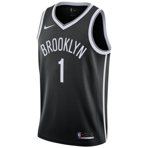 D'Angelo Russell Brooklyn Nets Nike Swingman Jersey - Black - Icon Edition