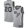 Manu Ginobili San Antonio Spurs Nike Replica Swingman Jersey - Statement Edition - Gray