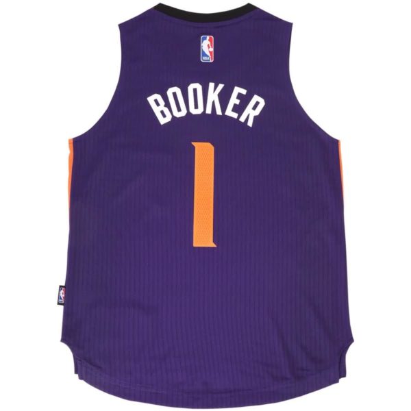 Devin Booker Phoenix Suns adidas Youth Swingman Jersey - Purple