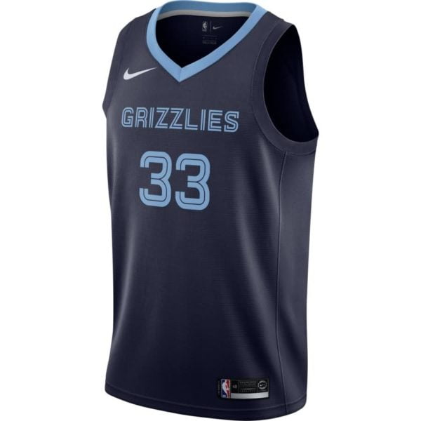 Marc Gasol Memphis Grizzlies Nike Replica Swingman Jersey - Icon Edition - Navy