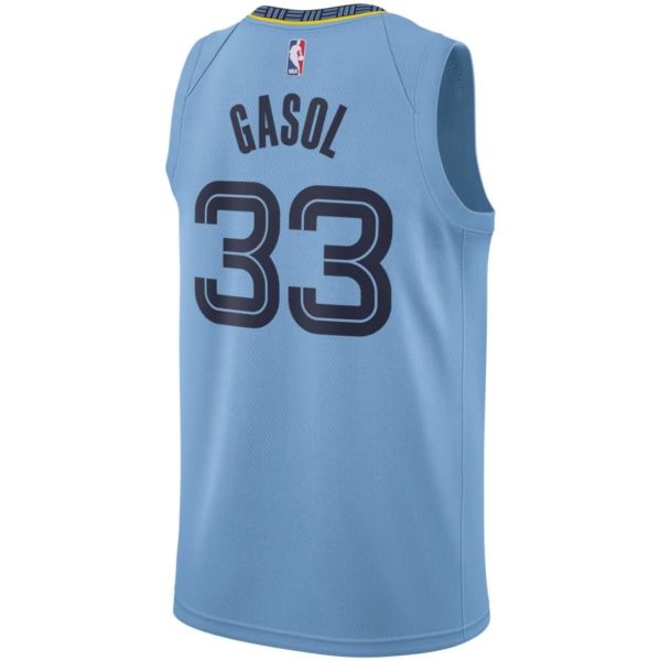 Marc Gasol Memphis Grizzlies Nike Replica Swingman Jersey - Statement Edition - Light Blue