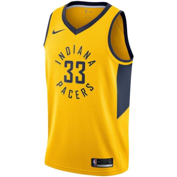Myles Turner Indiana Pacers Nike Replica Swingman Jersey - Statement Edition - Gold