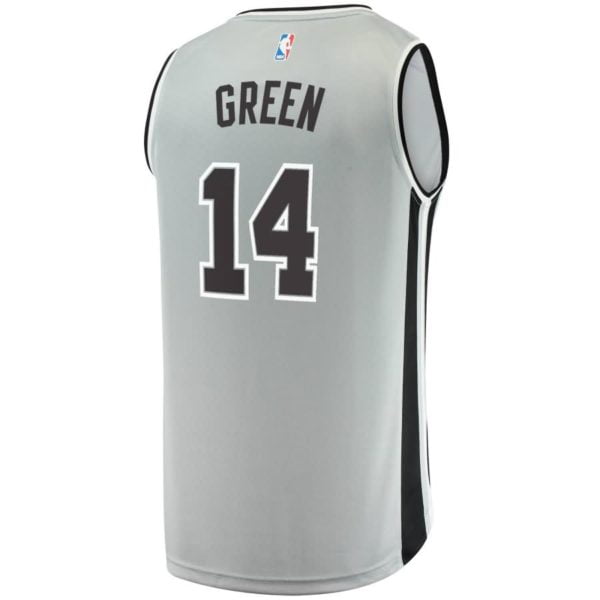 Danny Green San Antonio Spurs Fanatics Branded Youth Fast Break Replica Jersey Silver - Statement Edition