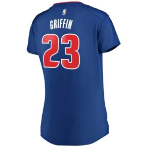 Blake Griffin Detroit Pistons Fanatics Branded Women's Fast Break Replica Jersey Blue - Icon Edition