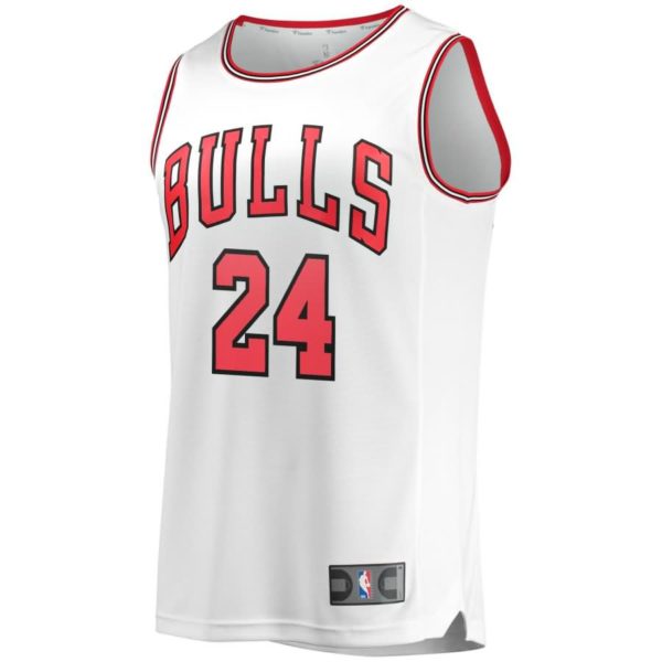 Lauri Markkanen Chicago Bulls Fanatics Branded Fast Break Replica Jersey White - Association Edition