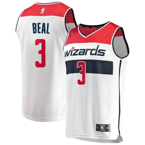 Bradley Beal Washington Wizards Fanatics Branded Fast Break Replica Jersey White - Association Edition