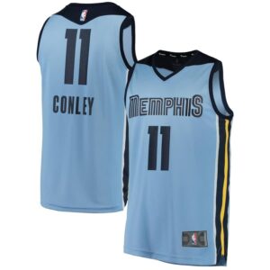 Mike Conley Memphis Grizzlies Fanatics Branded Fast Break Replica Jersey Light Blue - Statement Edition