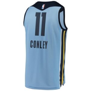 Mike Conley Memphis Grizzlies Fanatics Branded Fast Break Replica Jersey Light Blue - Statement Edition