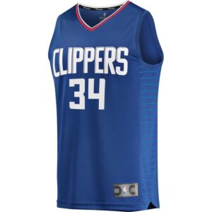 Tobias Harris LA Clippers Fanatics Branded Fast Break Player Jersey Royal - Icon Edition