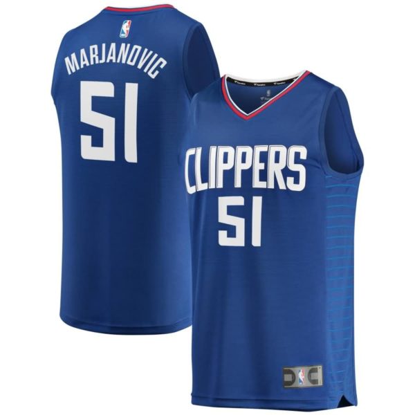 Boban Marjanovic LA Clippers Fanatics Branded Fast Break Player Jersey Royal - Icon Edition