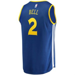 Jordan Bell Golden State Warriors Fanatics Branded Youth Fast Break Road Replica Jersey Royal - Icon Edition