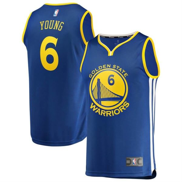 Nick Young Golden State Warriors Fanatics Branded Youth Fast Break Road Replica Jersey Royal - Icon Edition