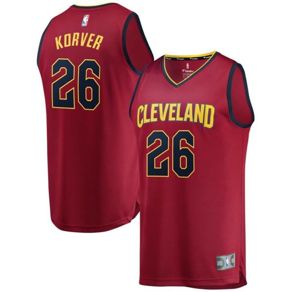 Kyle Korver Cleveland Cavaliers Fanatics Branded Youth Fast Break Road Replica Jersey Wine - Icon Edition