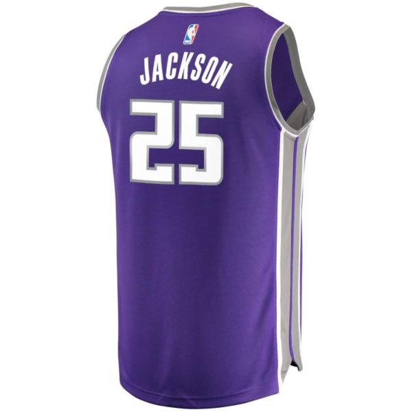 Justin Jackson Sacramento Kings Fanatics Branded Youth Fast Break Road Replica Jersey Purple - Icon Edition