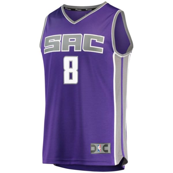 Bogdan Bogdanovic Sacramento Kings Fanatics Branded Youth Fast Break Road Replica Jersey Purple - Icon Edition