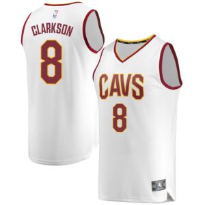 Jordan Clarkson Cleveland Cavaliers Fanatics Branded Fast Break Replica Jersey White - Association Edition