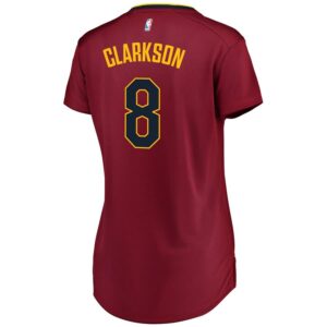 Jordan Clarkson Cleveland Cavaliers Fanatics Branded Women's Fast Break Replica Jersey Wine - Icon Edition