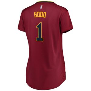 Rodney Hood Cleveland Cavaliers Fanatics Branded Women's Fast Break Replica Jersey Wine - Icon Edition