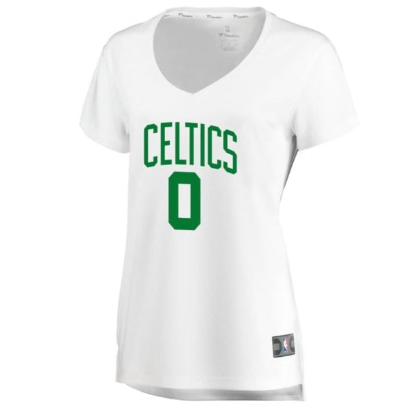 Jayson Tatum Boston Celtics Fanatics Branded Women's Fast Break Player Jersey - Association Edition - White