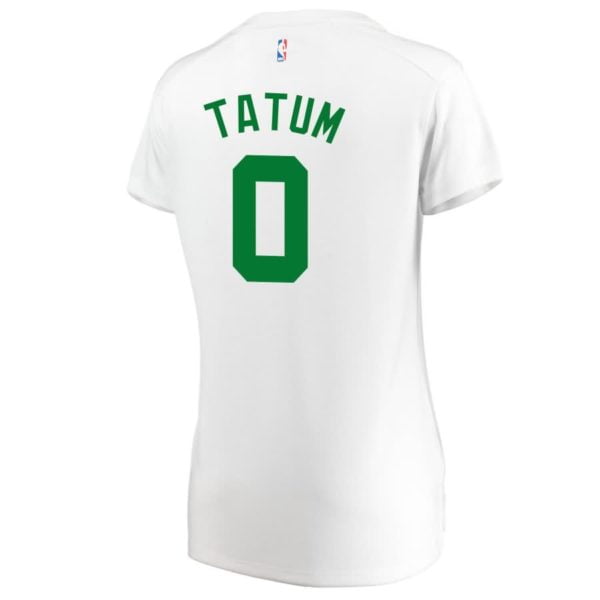 Jayson Tatum Boston Celtics Fanatics Branded Women's Fast Break Player Jersey - Association Edition - White