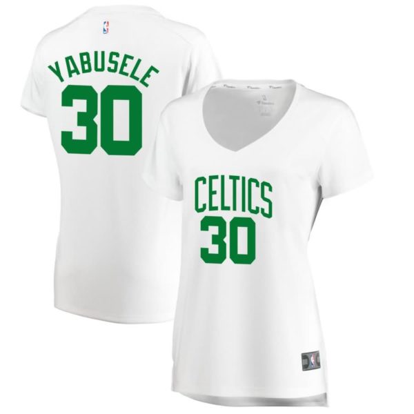 Guerschon Yabusele Boston Celtics Fanatics Branded Women's Fast Break Player Jersey - Association Edition - White