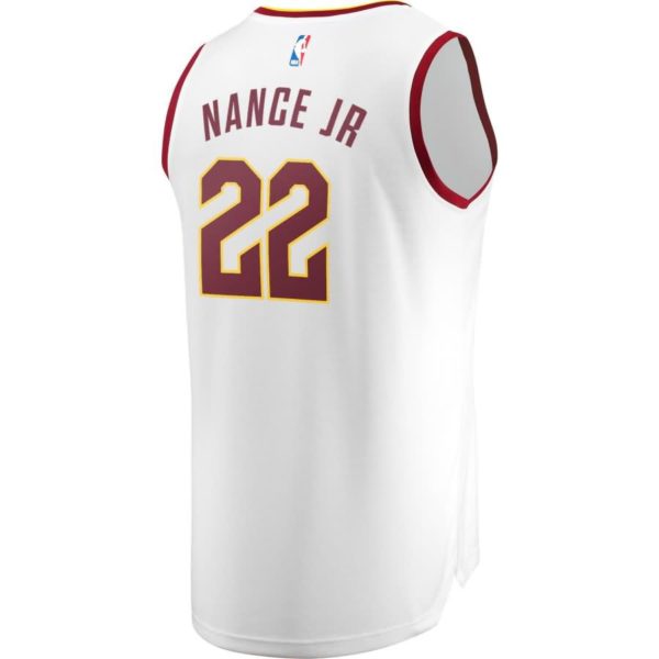 Larry Nance Jr. Cleveland Cavaliers Fanatics Branded White Fast Break Player Jersey - Association Edition