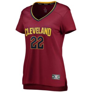 Larry Nance Jr. Cleveland Cavaliers Fanatics Branded Women's Maroon Fast Break Player Jersey - Icon Edition