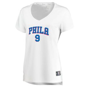 Dario Saric Philadelphia 76ers Fanatics Branded Women's Fast Break Player Jersey - Association Edition - White
